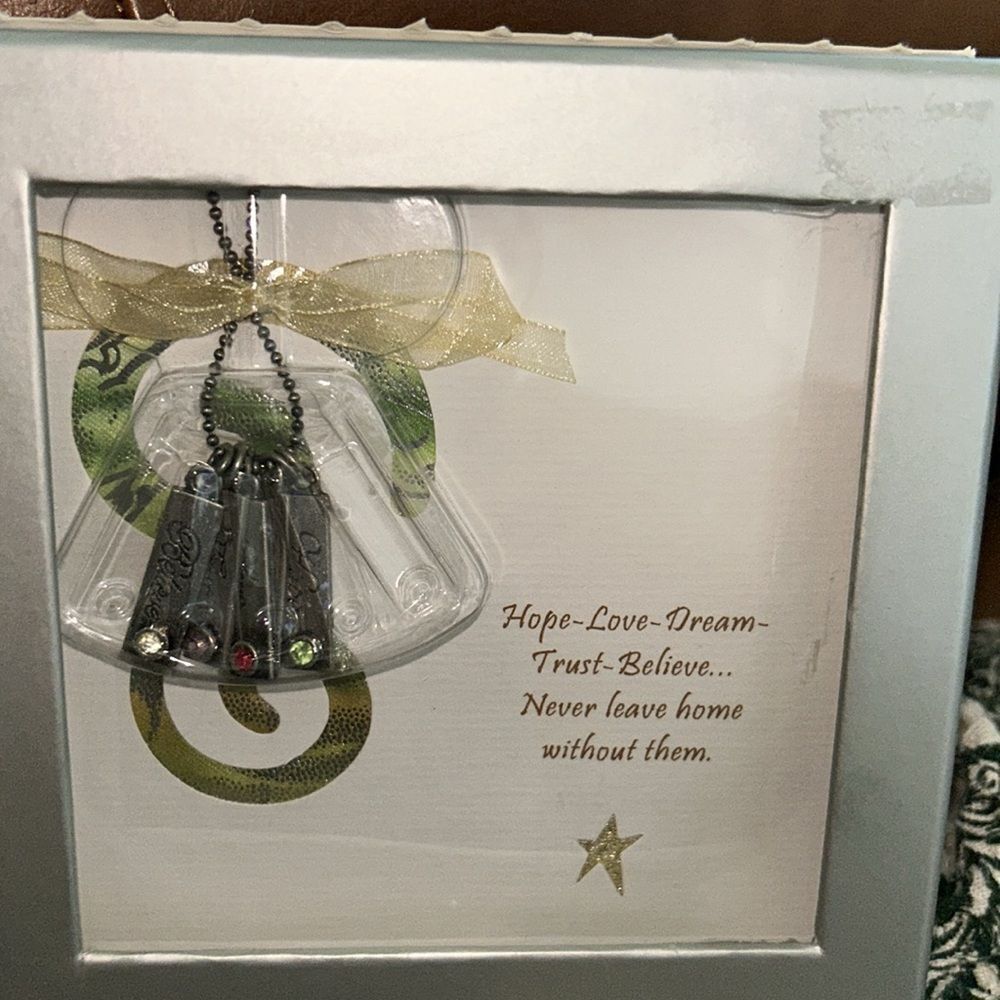 Vintage NIB 2007 Patricia Darling Dash Inspirational necklace‎ with card